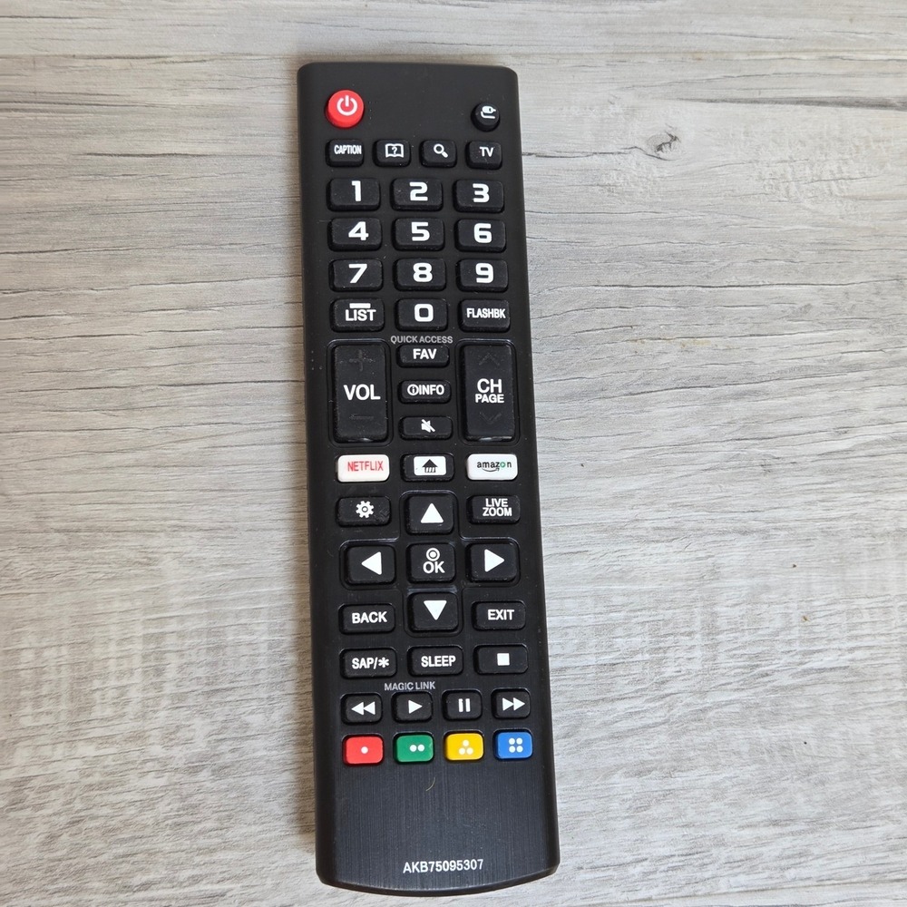 LG AKB75095307 Smart TV Remote Netflix Amazon Magic Link Tested Working